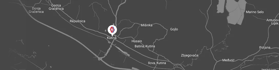 Karte mit dem Standort von Almos in Kutina